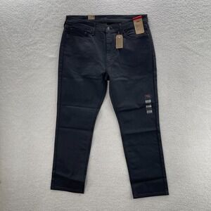 Levis 541 Jeans Mens 38x32 Gray Athletic Tapered Dark Wash Stretch Denim Casual